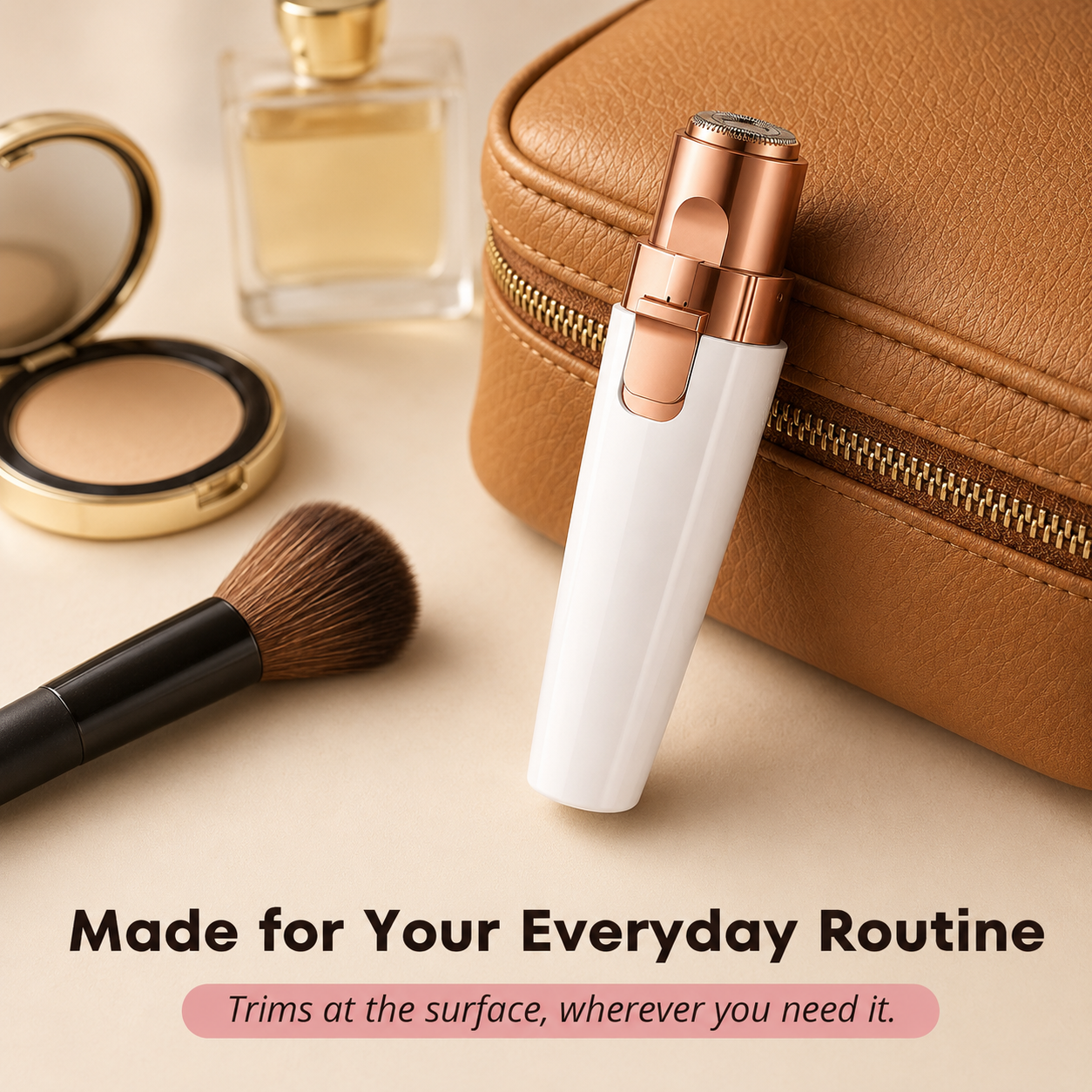 Derovia 2-in-1 Eyebrow & Facial Hair Trimmer
